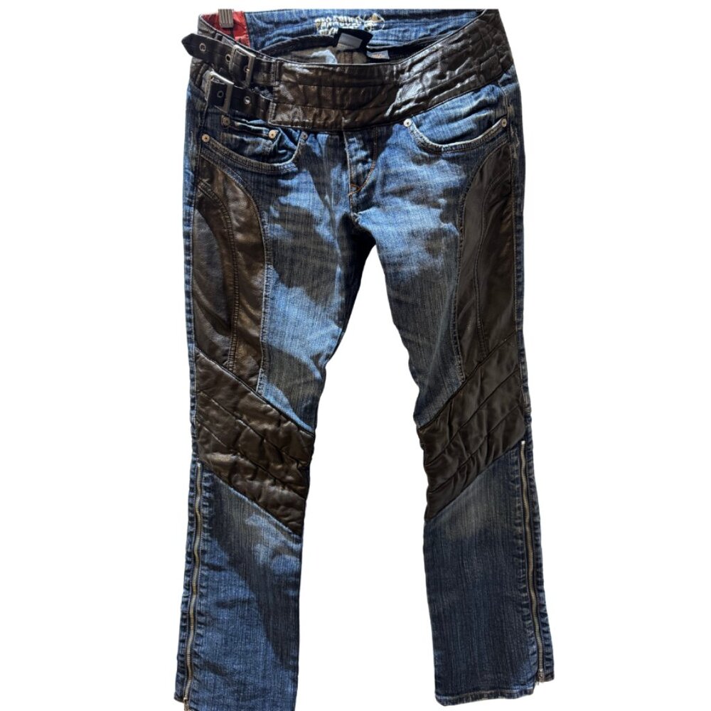 Parasuco Denim Club Vintage Jeans with Leather